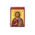 Micro icon of the Christ Pantocrator blessing with one hand and holding the Gospel texts in the other