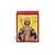 Micro icon of Saint Constantine clothed in royal robes and holding the Holy Cross