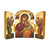 Pocket Triptych With theotokos and angels on left and right  Pocket Triptych With theotokos and angels on left and right