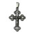 German silver Jerusalem baptismal cross, 5/8 inch, velvet gift bag included, chain not included. German silver Jerusalem baptismal cross, 5/8 inch, velvet gift bag included, chain not included.