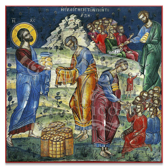 Feeding of the 5000 (XIXc) Icon - F373 - Legacy Icons