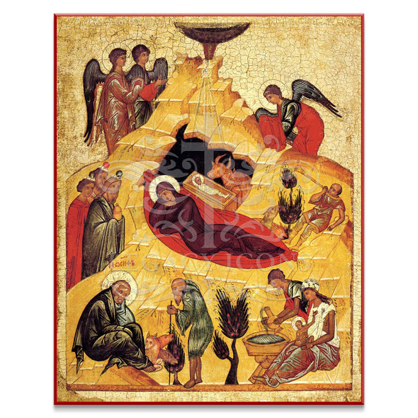 Nativity of Christ (XVc) Icon - F161