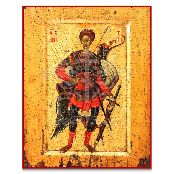 Saint Demetius (XIVc) Icon - S158