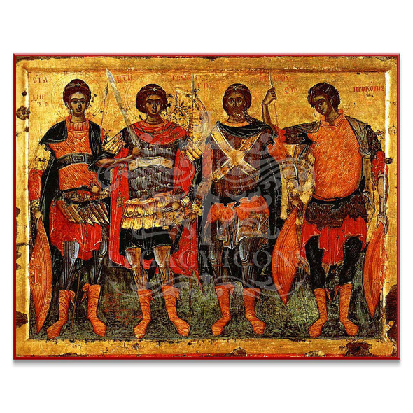 Warrior Saints (XVIIc) Icon - S371