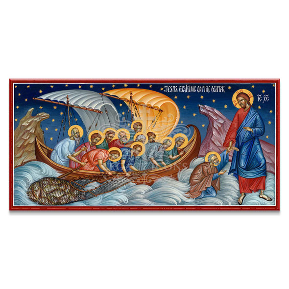 Jesus Walking on the Water (XXIc) Icon - F290