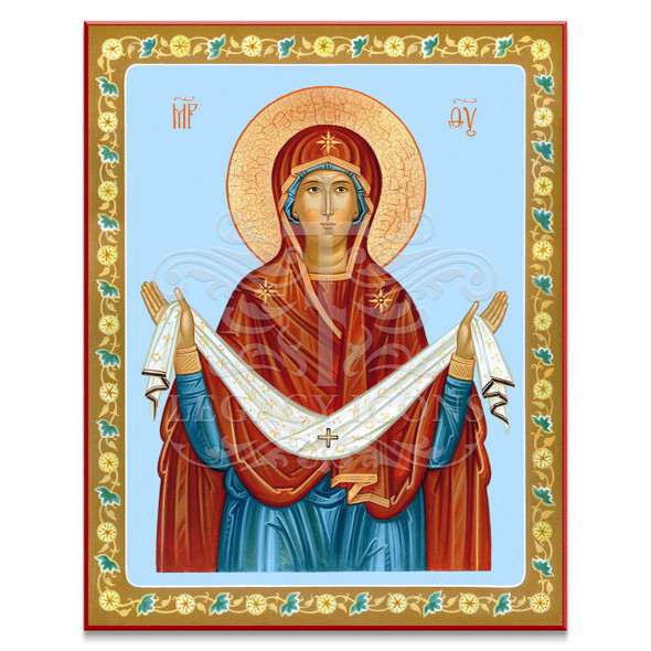 Protecting Veil of the Theotokos Icon - T174