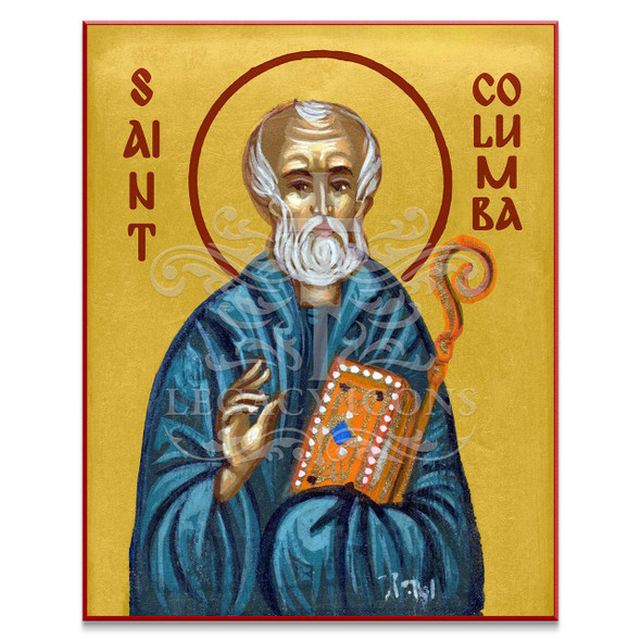 Saint Columba of Iona Icon - S454