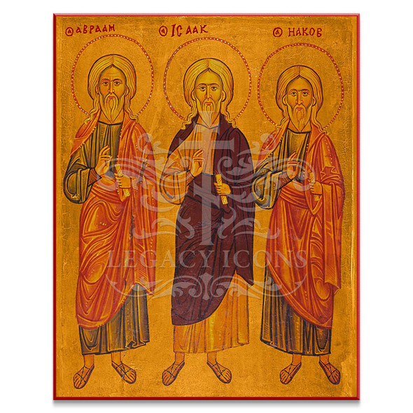 Three Patriarchs Abraham Isaac and Jacob (Sinai) Icon - S501