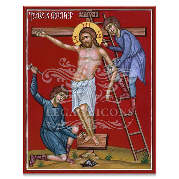 Stations of the Cross Icon - Jesus is Stripped of His Garments