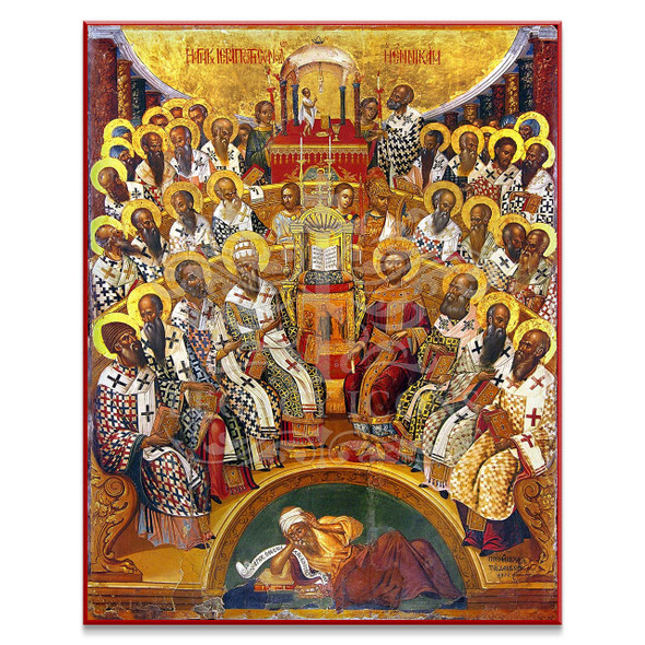 Icon of the First Ecumenical Council (Damaskinos)