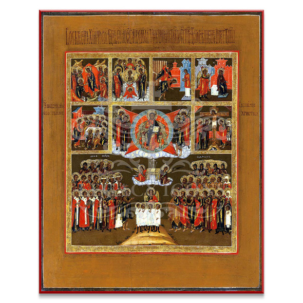 Days of the Week (XVIIIc) Cathedral Icon - F266