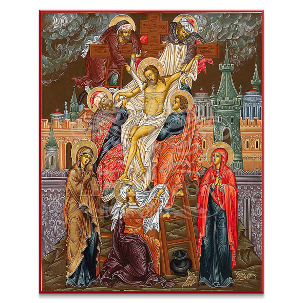 Descent from the Cross Cathedral Icon - F126