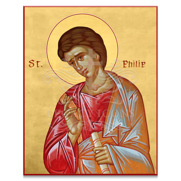 Beautiful Byzantine icon of the Apostle Philip, one of the original Twelve Apostles, by the hand of Fr. Theodore Koufos of blessed memory