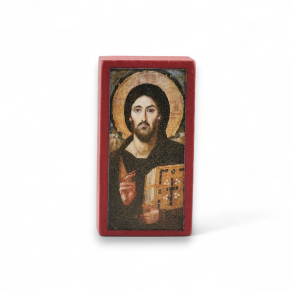 Christ Pantocrator (Sinai) Micro Icon 1Âľ" x Âľ" (45 x 20 mm) Christ Pantocrator (Sinai) Micro Icon 1Âľ" x Âľ" (45 x 20 mm)