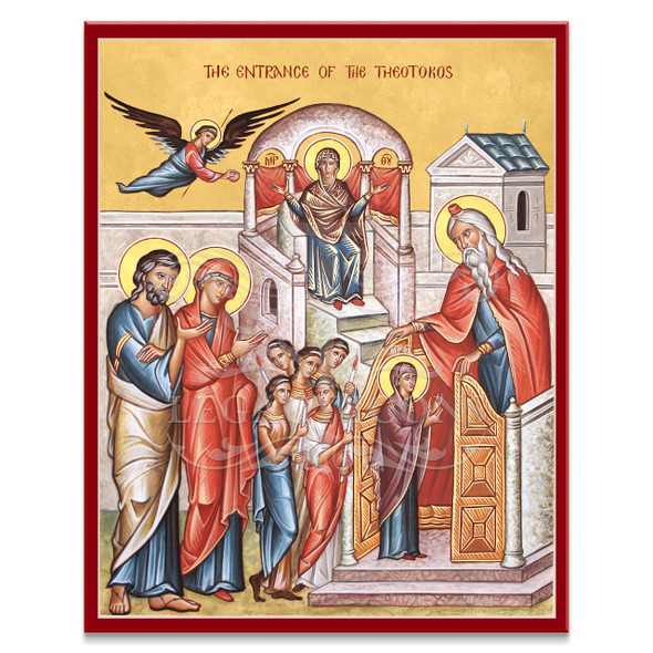  Entrance of the Theotokos Orthodox Icon