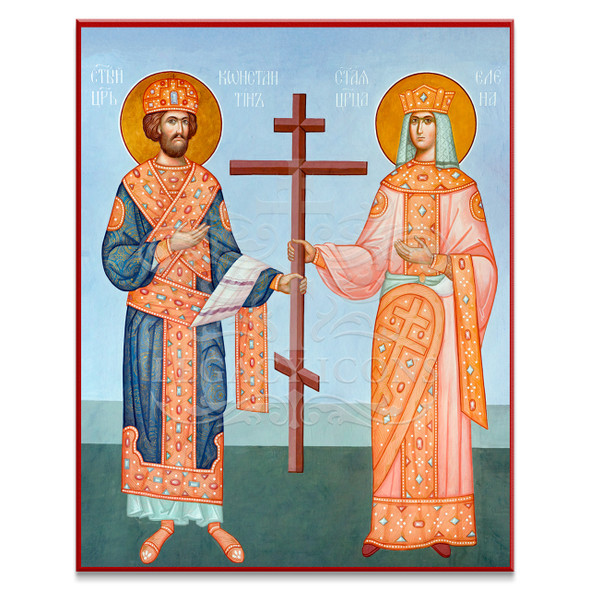 Saints Constantine and Helen orthodox icon