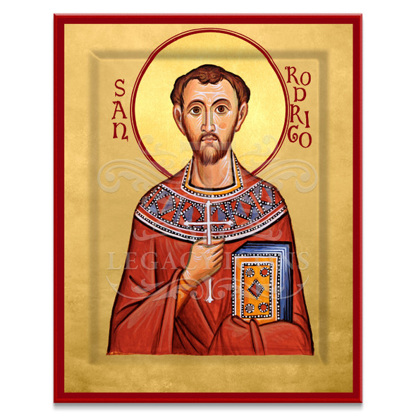A beautiful icon of Saint Rodrigo by Brian Whirledge. 