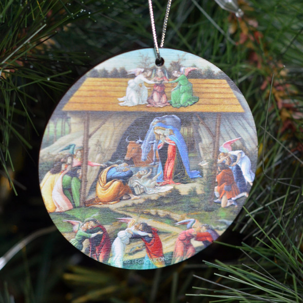 Wood Tree ornament - H2608W