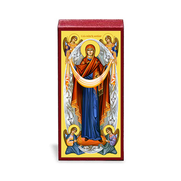 Protecting Veil of the Theotokos Micro Icon