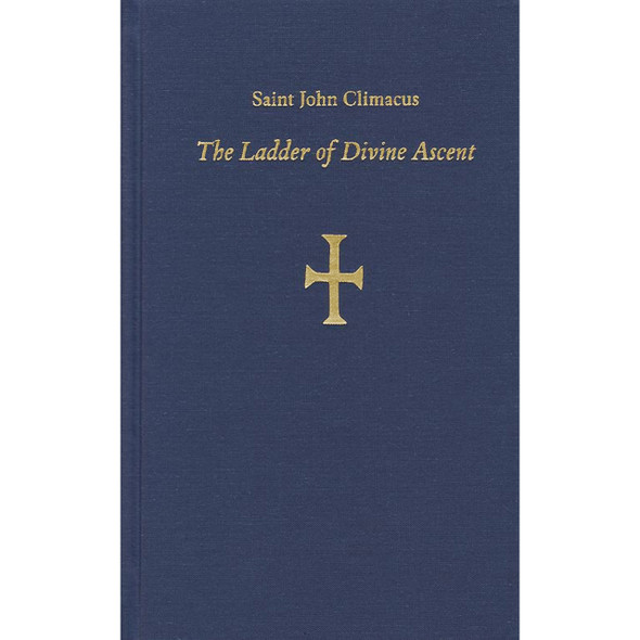 cloth-bound Orthodox book by Saint John Climacus, detailing 30 spiritual steps toward divine ascent. cloth-bound Orthodox book by Saint John Climacus, detailing 30 spiritual steps toward divine ascent.