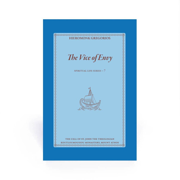 Softcover book 'The Vice of Envy' by Hieromonk Gregorios, volume 7 in the Spiritual Life Series.