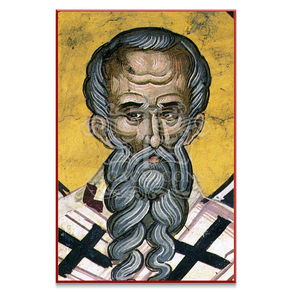 Historic Icon of Gregory the Armenian from Mount Athos, handcrafted by Legacy Icons