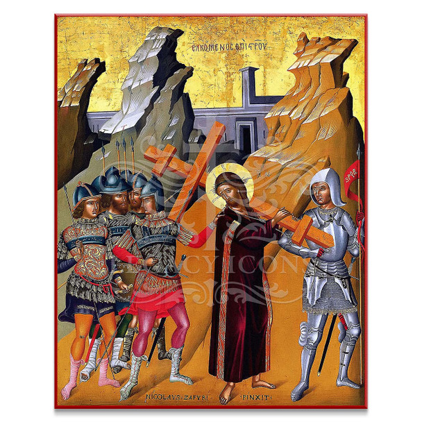 Christ Carrying the Cross Icon - F112