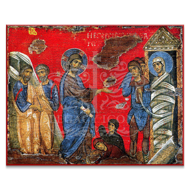 Resurrection of Lazarus (XIIc) Icon - F172