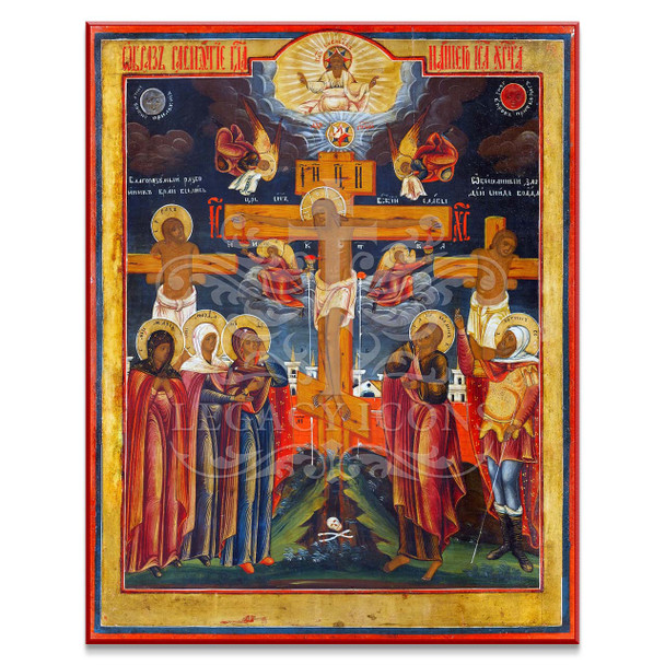 Crucifixion of Christ Icon - F117