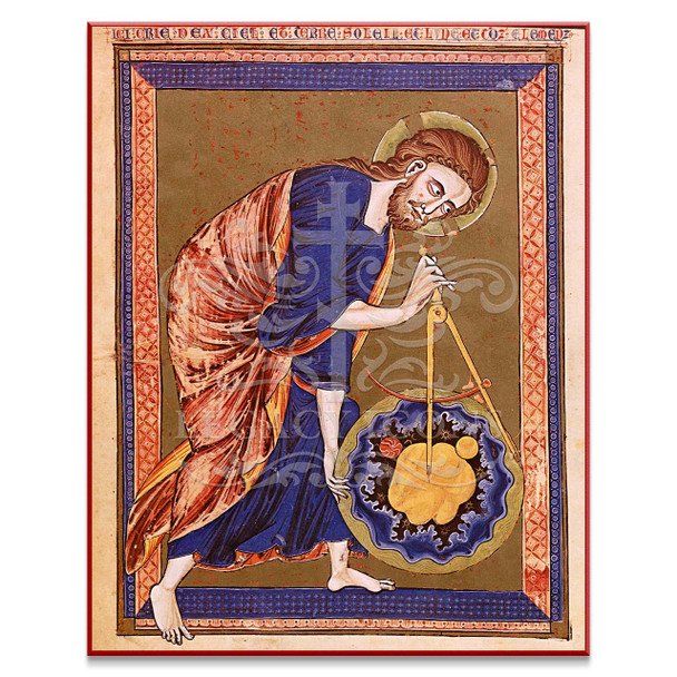 Christ the Divine Architect (Illumination) Icon - X125