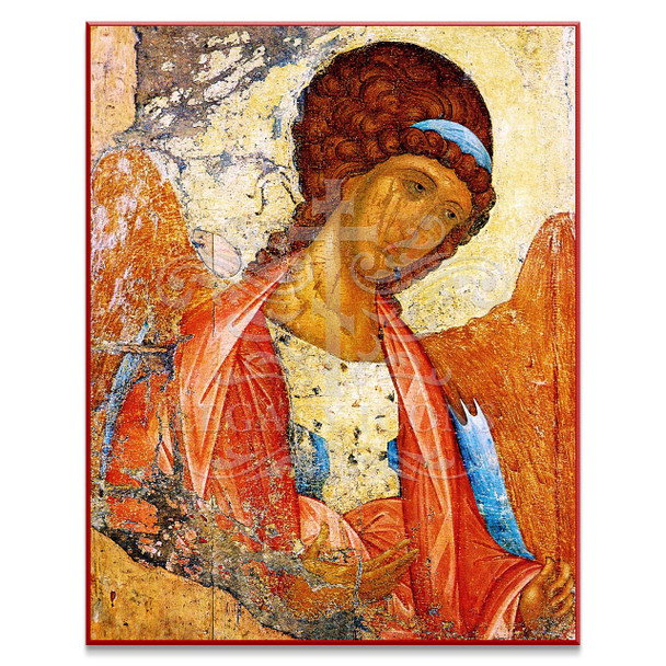 Stunning Russian icon of the Archangel Michael by the renowned 15th century iconographer St. Andrei Rublev 