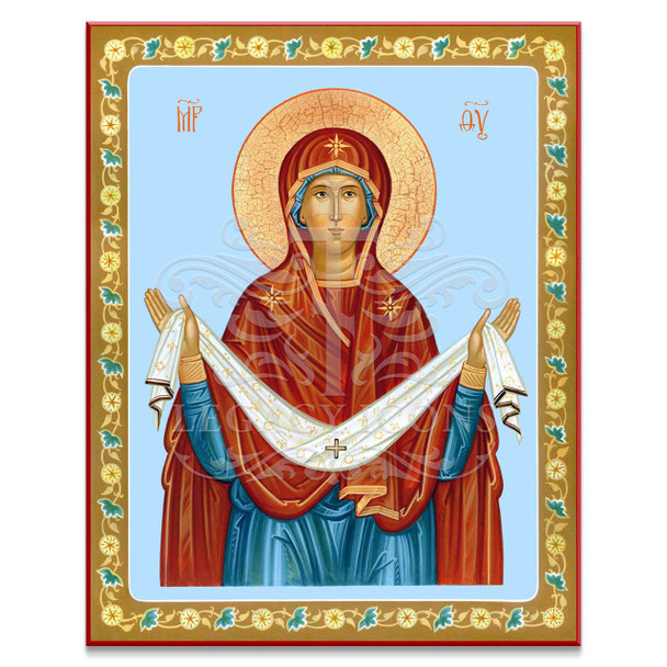 Protecting Veil of the Theotokos Icon - T174