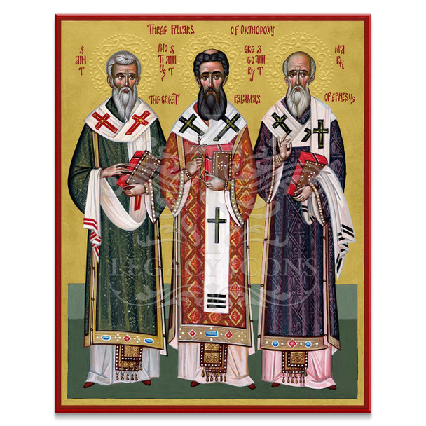 Three Pillars of Orthodoxy Icon - S470