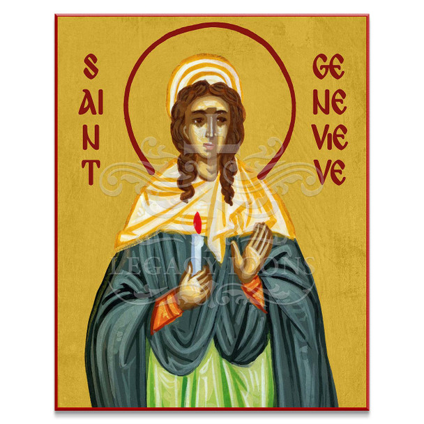 Saint Genevieve of Paris Icon - S472