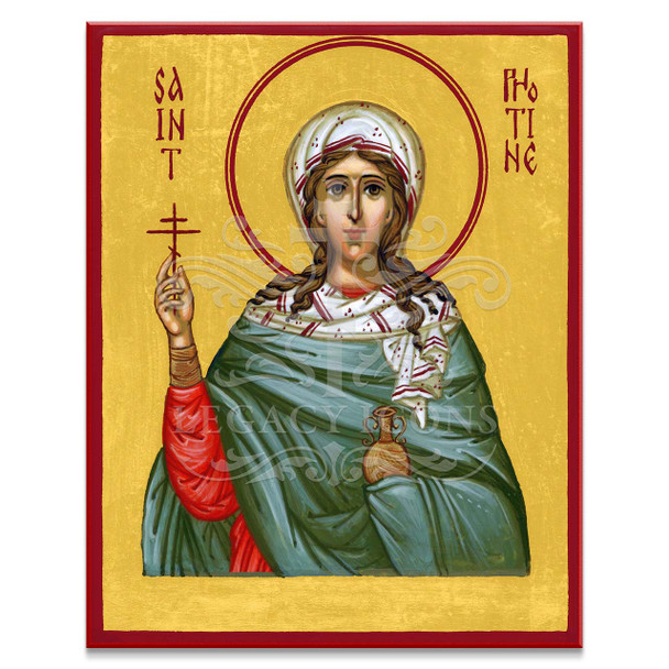 Saint Photine the Samaritan Woman Icon - S549