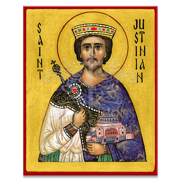 Saint Justinian the Great Icon - S532