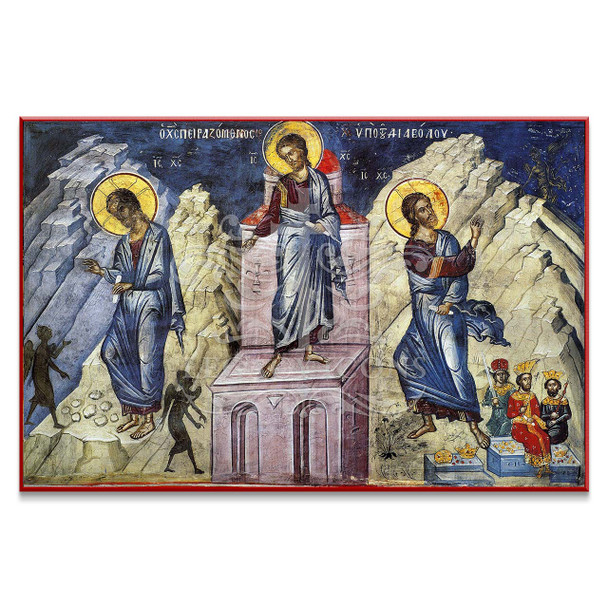 Temptation of Christ (Athos) Icon - F233