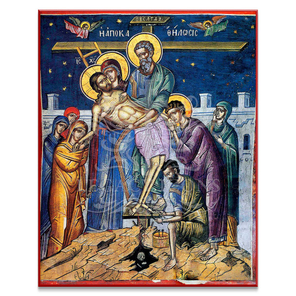 Descent from the Cross Cathedral Icon - F125