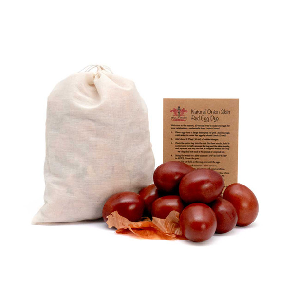Natural Red Egg dying kit! The Pascha traditional way of coloring eggs. Exclusively from Legacy Icons.