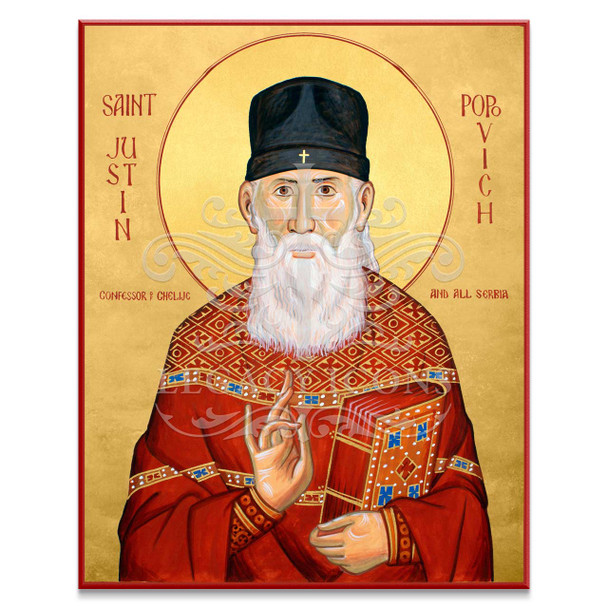 Saint Justin Popovich of Chelije (Whirledge) Icon - S614