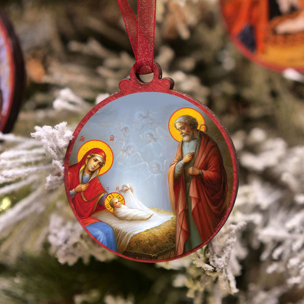 Nativity of Christ (Academic) Tree Ornament - H2401