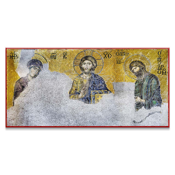 Christ, Theotokos, and John the Baptist Deesis (Hagia Sophia) - F330