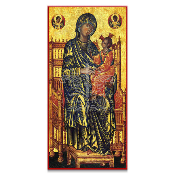 Theotokos Enthroned (XIIIc) Icon - T181