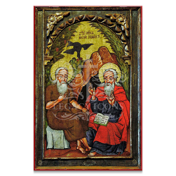 Prophet Elias and Enoch Icon - S531