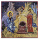 Historic icon of The Samaritan Woman at the Well from Mount Athos, Greece