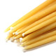 Natural Beeswax Taper Candle 3/8 inch diameter. Monastery made for prayer.