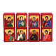 Beautiful Holy Archangels Micro Icon Set of 8, handcrafted by Legacy Icons