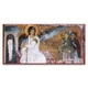 Glorious historic Angel of the Resurrection Icon from a 13th century fresco in the Mileseva Monastery in Serbia