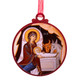 The front side of the lovely Nativity of Christ (Whirledge) Tree Ornament