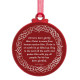 Back Of Nativity Of Christ Tree Ornament